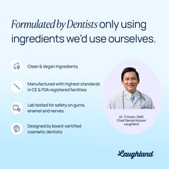 Travel-friendly Laughland whitening kit