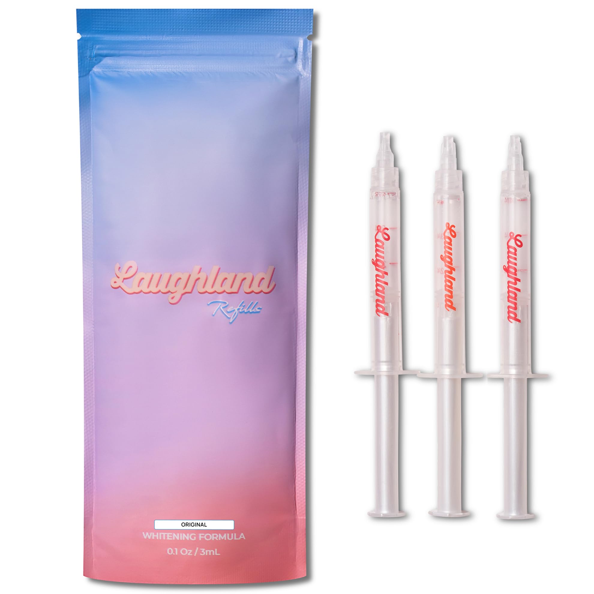 Laughland Original Teeth Whitening Gel 3 Pack - front view