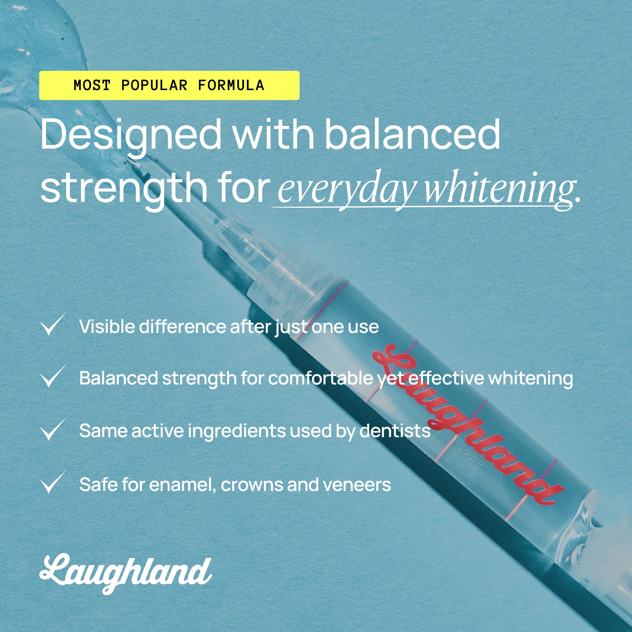 Travel-friendly Laughland 3 Pack whitening gel