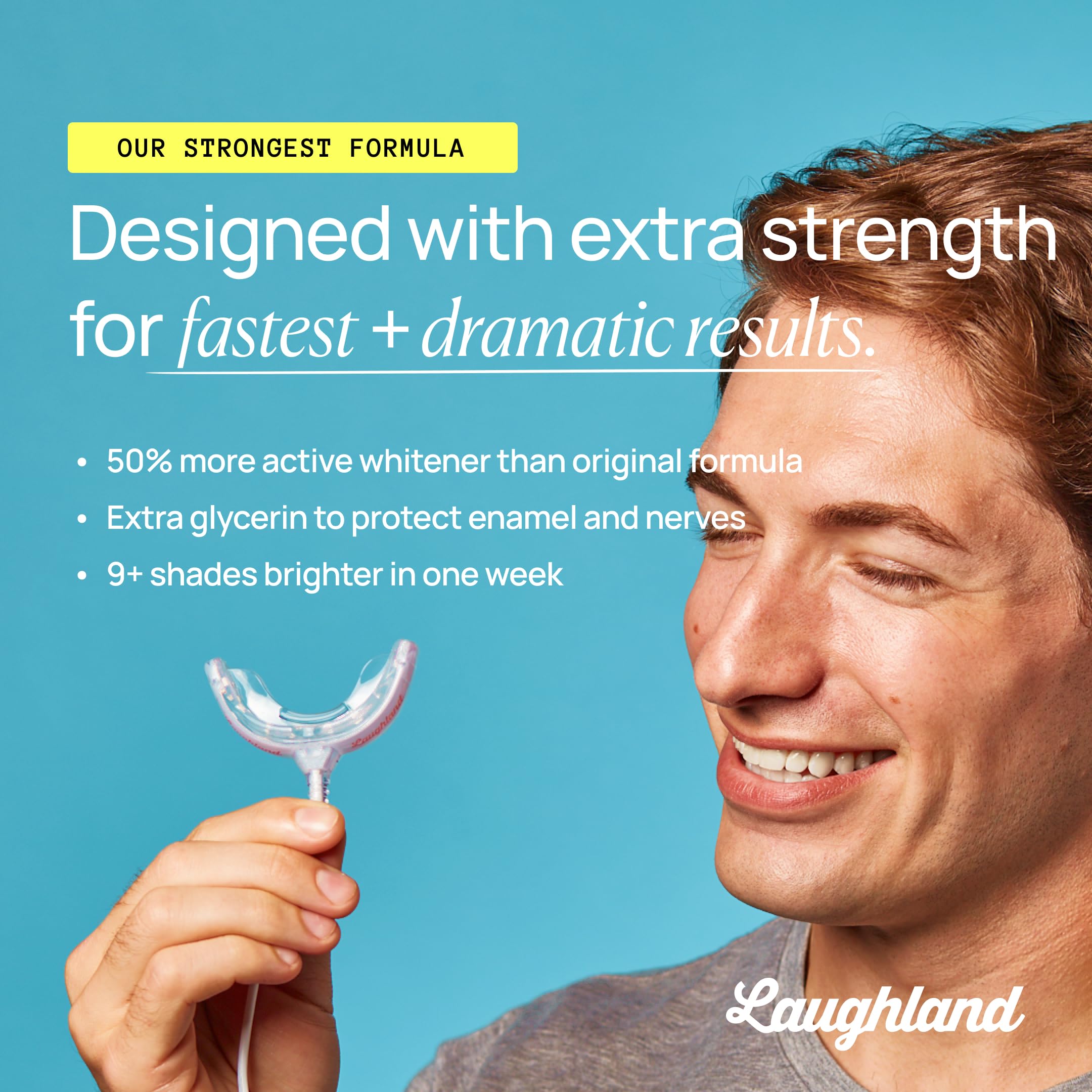 Compact, travel-ready whitening kit for home use