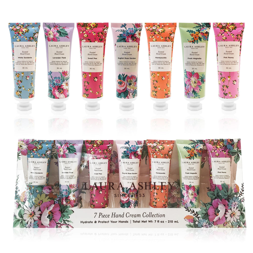 Laura Ashley hand cream set collection tubes for on-the-go hydration