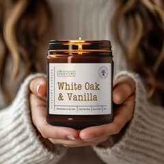Lavender scented candle