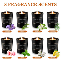 Lavender scented soy candle jar 3.5oz