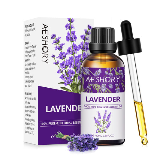 Lavender essential oil bottle for diffusers