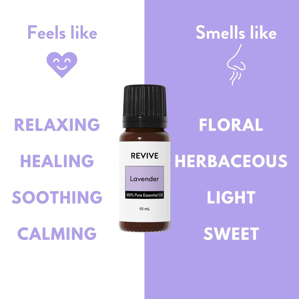 Lavender essential oil being used in a diffuser