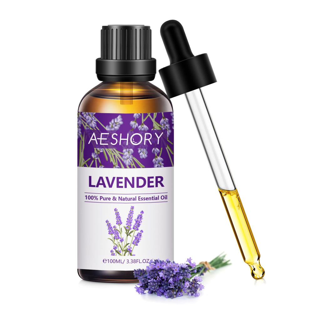 Packaging of lavender essential oil 100 ml