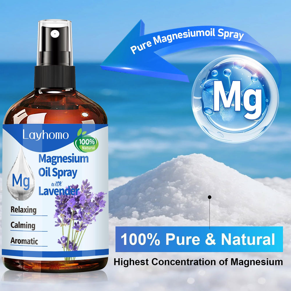Lavender-infused magnesium oil for sleep and relaxation