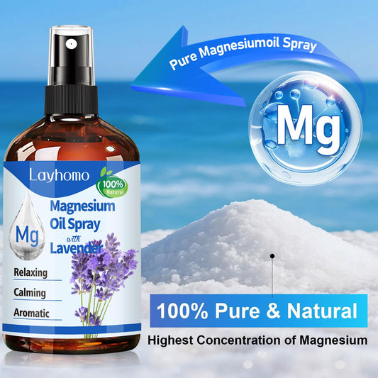 Lavender-infused magnesium oil for sleep and relaxation