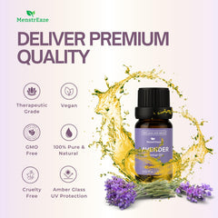 Travel-friendly 10ml lavender essential oil bottle