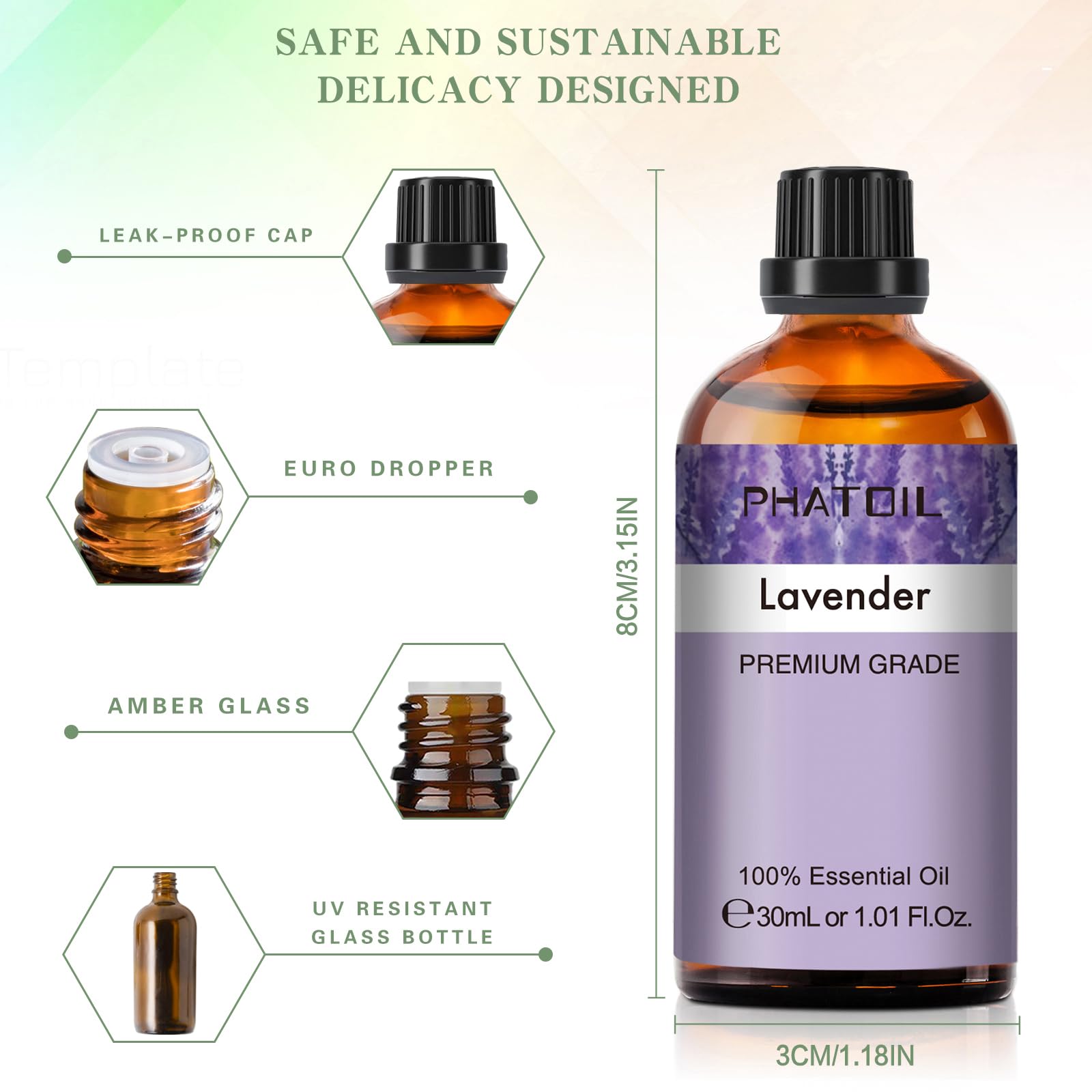 Aromatherapy lavender essential oil for diffusers