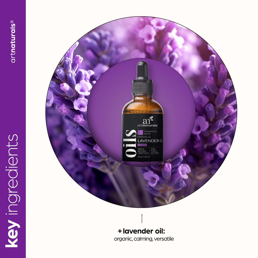 Diffuser releasing lavender essential oil aroma