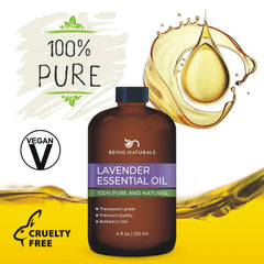 Lavender essential oil for scalp care and hair treatment