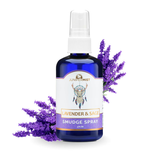 Lavender and Sage Smudge Spray 4oz bottle