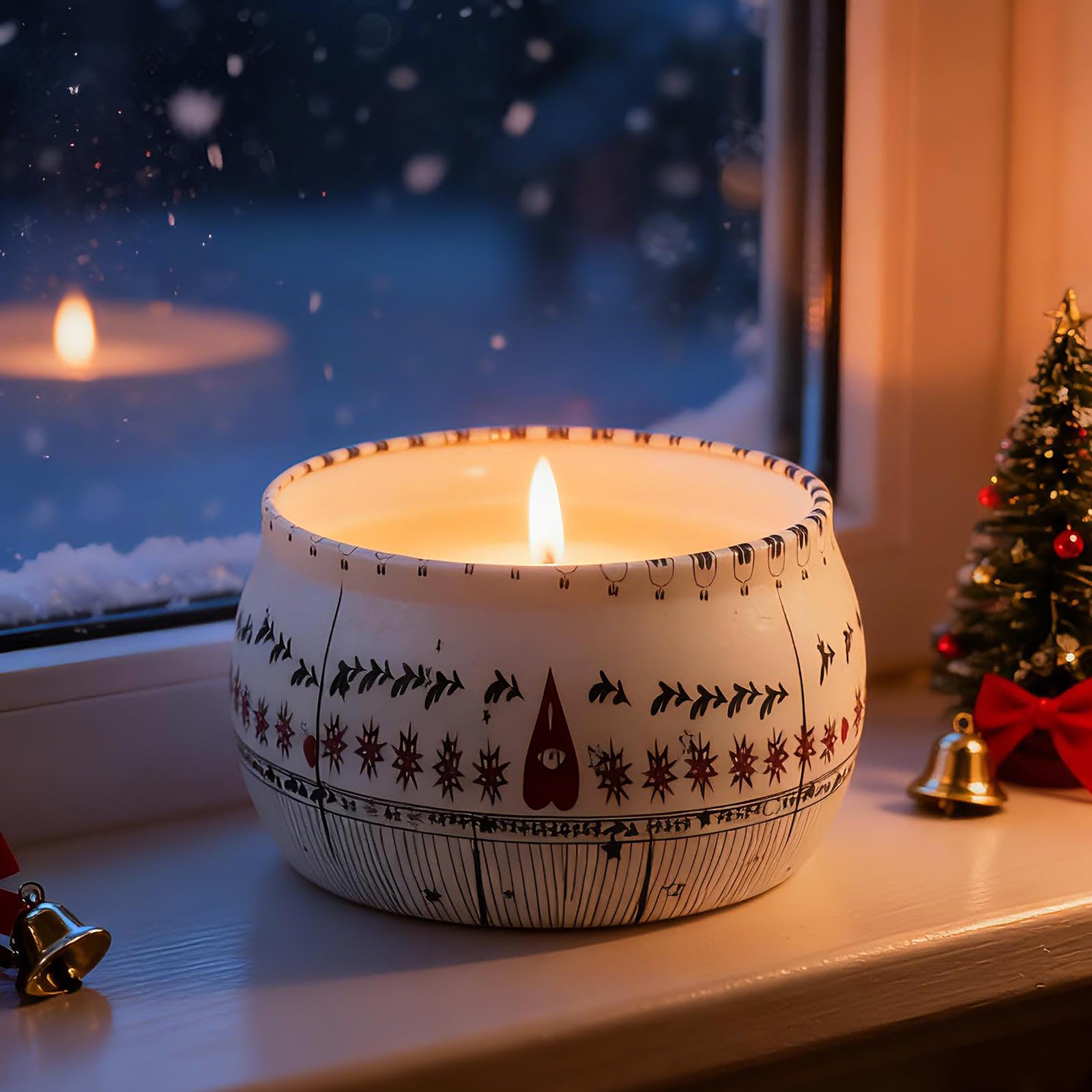 Lavender scent candle from the six-pack collection