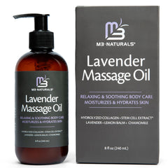 Massaging Lavender Oil on the buttocks for tightening