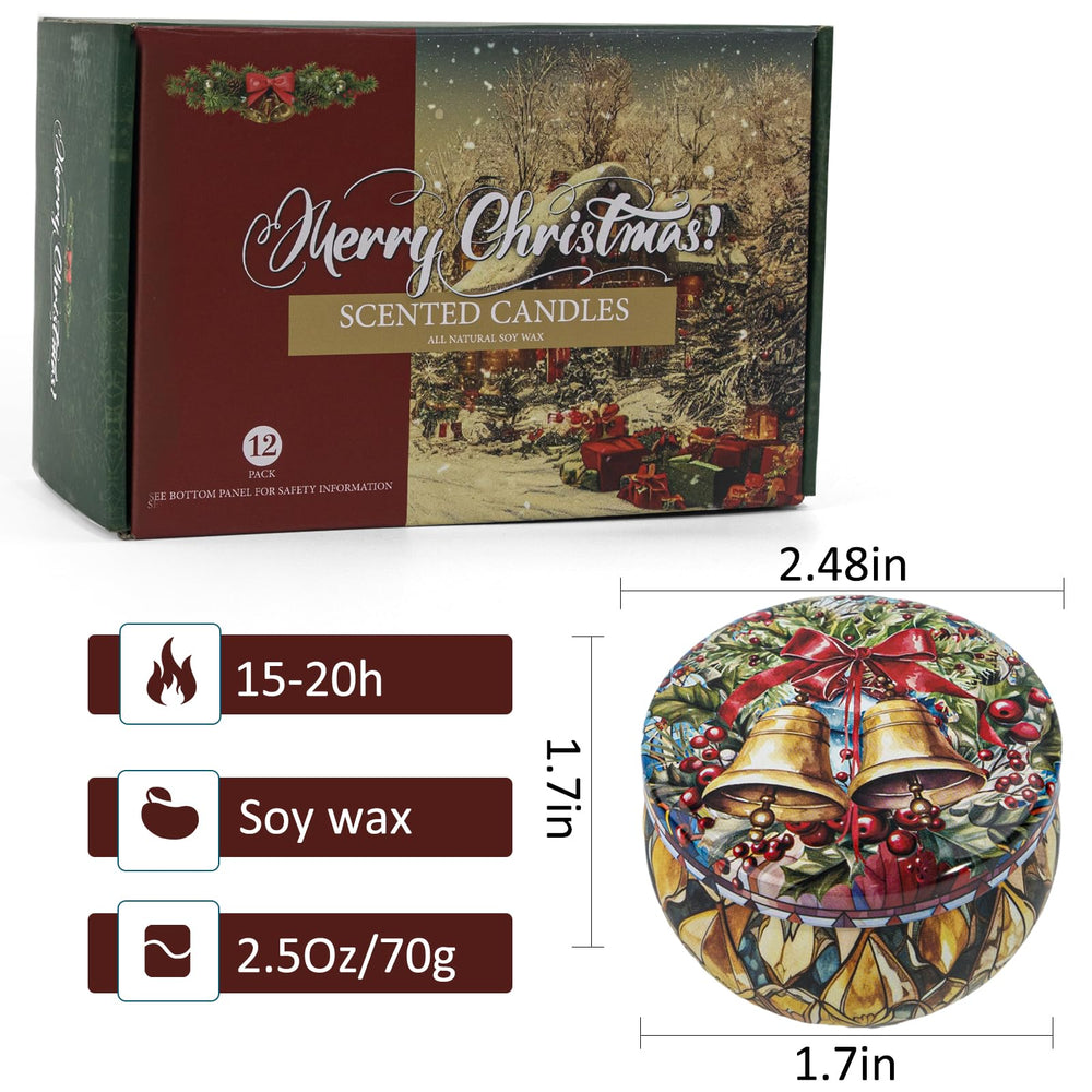 Lavender scented candle in decorative tin