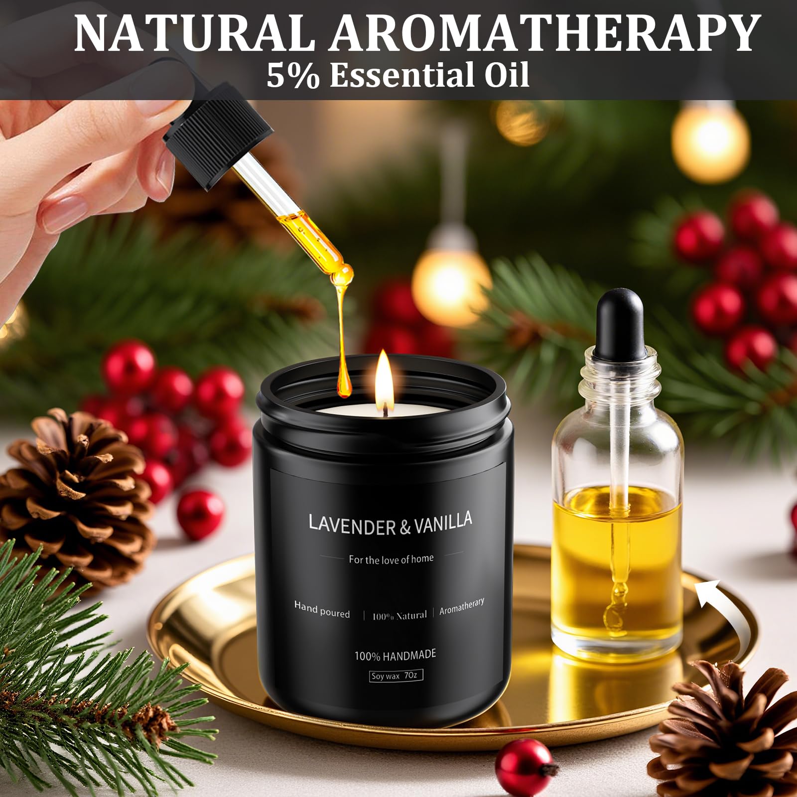 Natural soy wax and essential oils overview