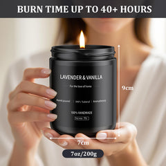 Candle packaging with lid
