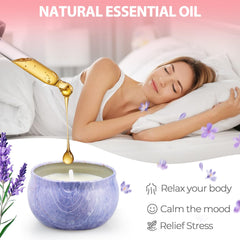 Lavender Vanilla Cream fragrance candle