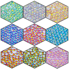 Laviyo orange AB rhinestones packaging showing quantity for quick project planning.