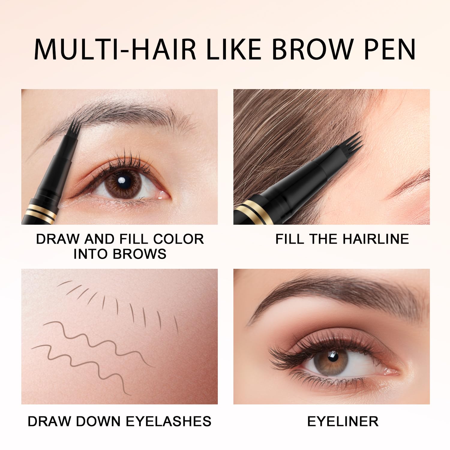 LAVONE compact brow pen kit fits in your makeup bag.