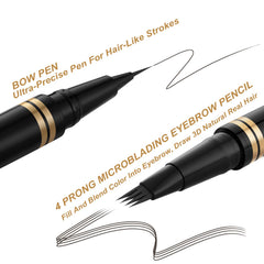 LAVONE 4-tip microblade fills brows with precise, realistic color.