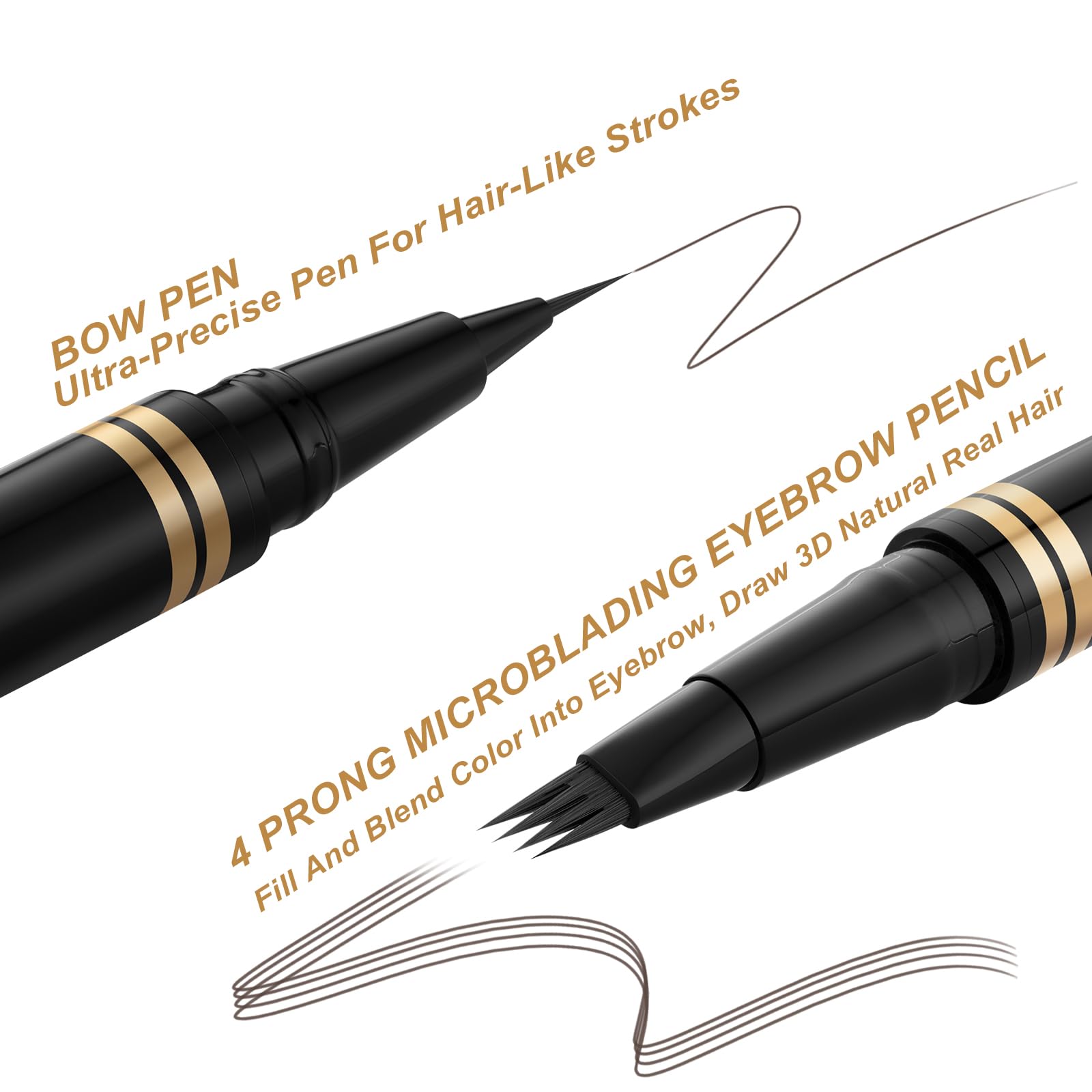 LAVONE ultra-precise brow pen for defined, realistic brows.