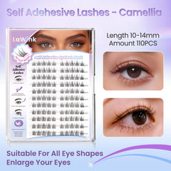 LAWINK offers 110 lash clusters for customizable length options.