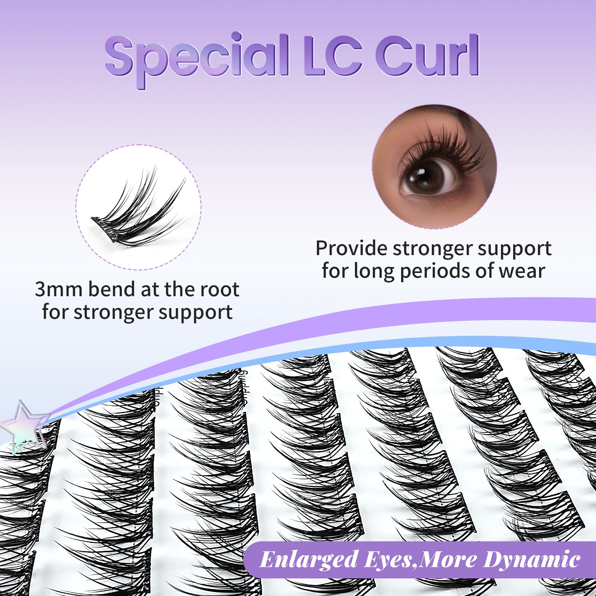 LAWINK 110-piece set ready for natural or dramatic lash styles.