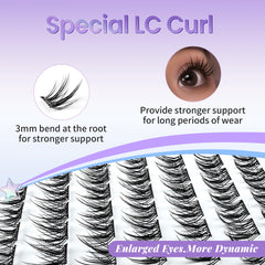 LAWINK 110-piece set ready for natural or dramatic lash styles.