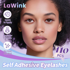 LAWINK natural C curl in Camellia shade suits daily wear.