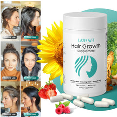 Healthy-looking woman and man with vibrant hair