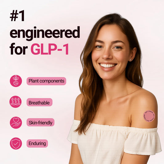 Patch worn on upper arm