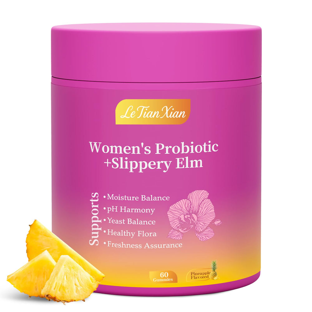 Bottle of Le Tian Xian Her Juicy Feminine Probiotics Gummies for Women