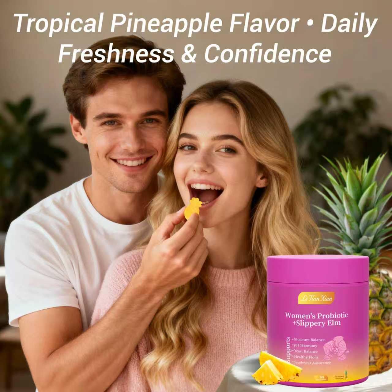 Nutritional information showing non-GMO and gluten-free