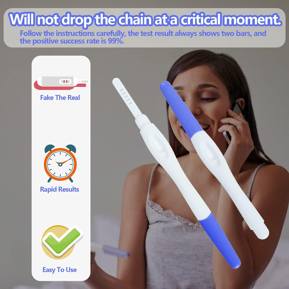 LE TOOTER 4-pack prank pregnancy test kit packaging