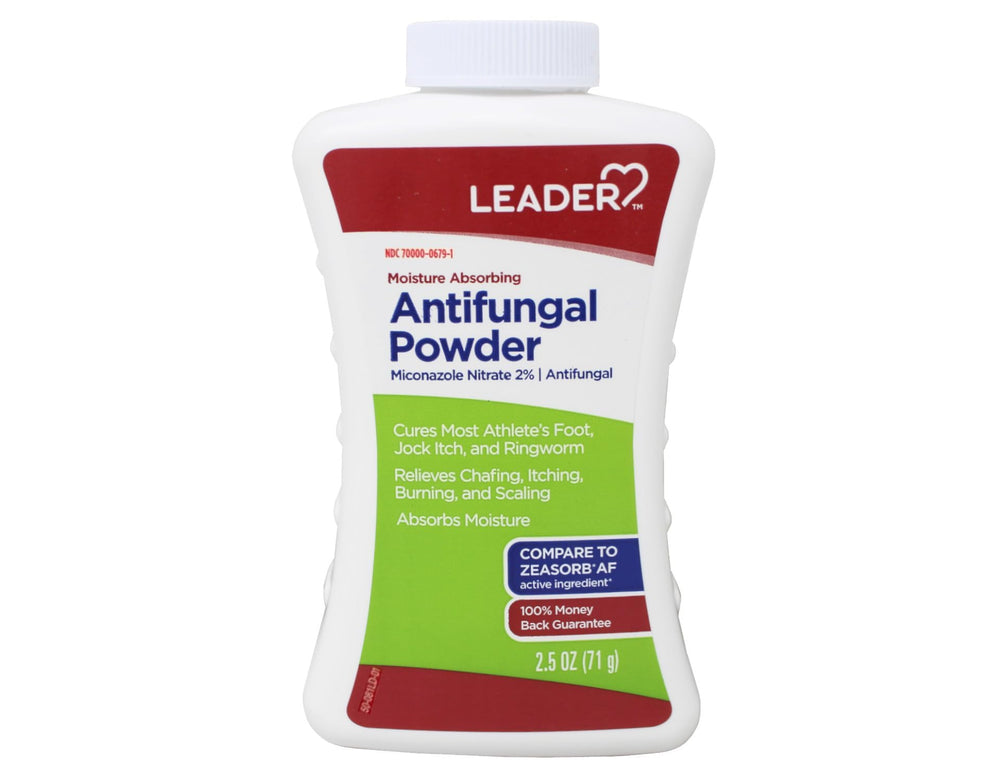 Leader AF Powder pour-spout enables mess-free, easy application.