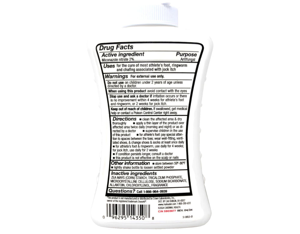 Leader AF Powder dusting application for clean, mess-free use.