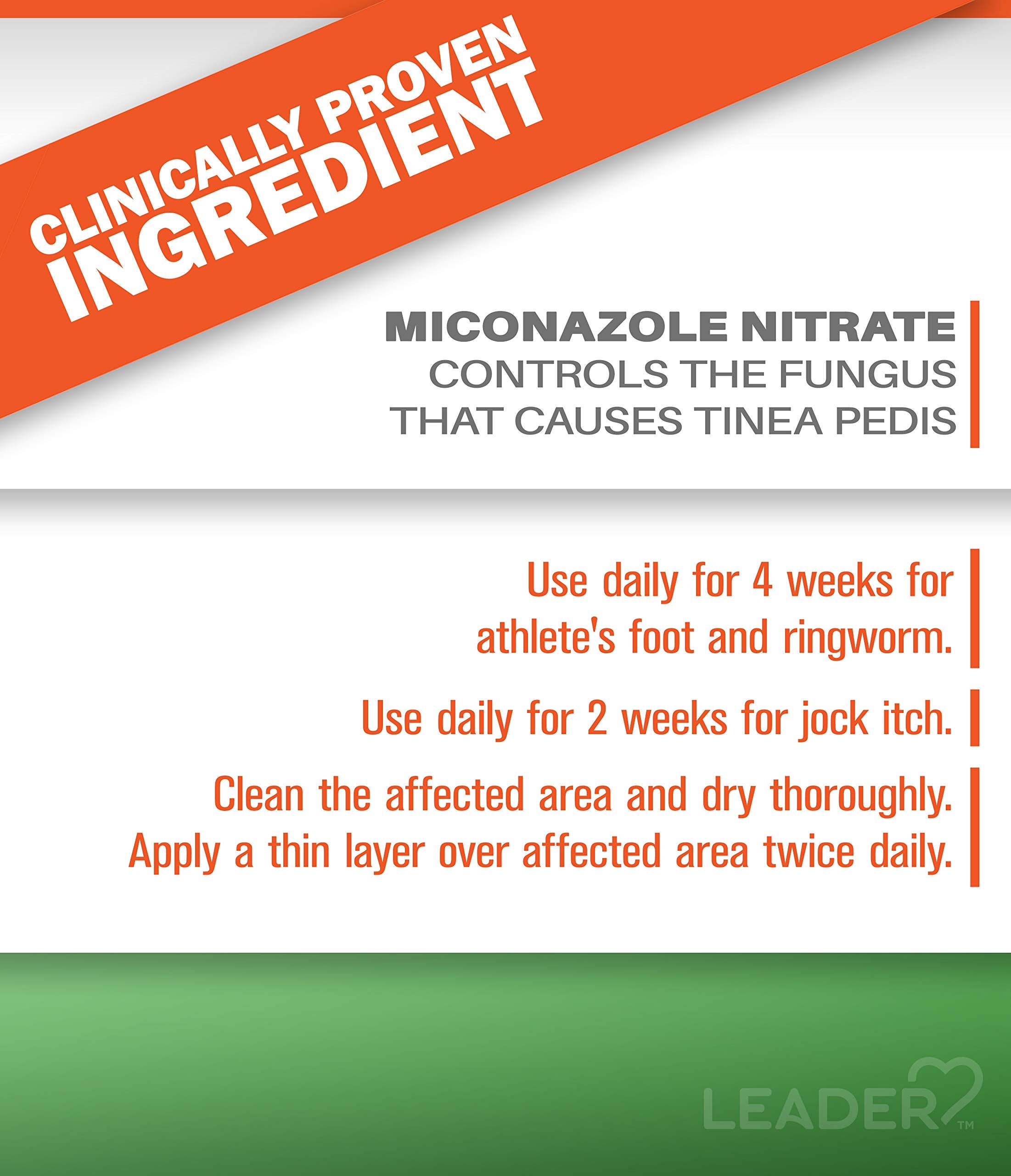 Leader moisture absorbing powder dispense angle demonstrates even coverage for quick touch-ups.