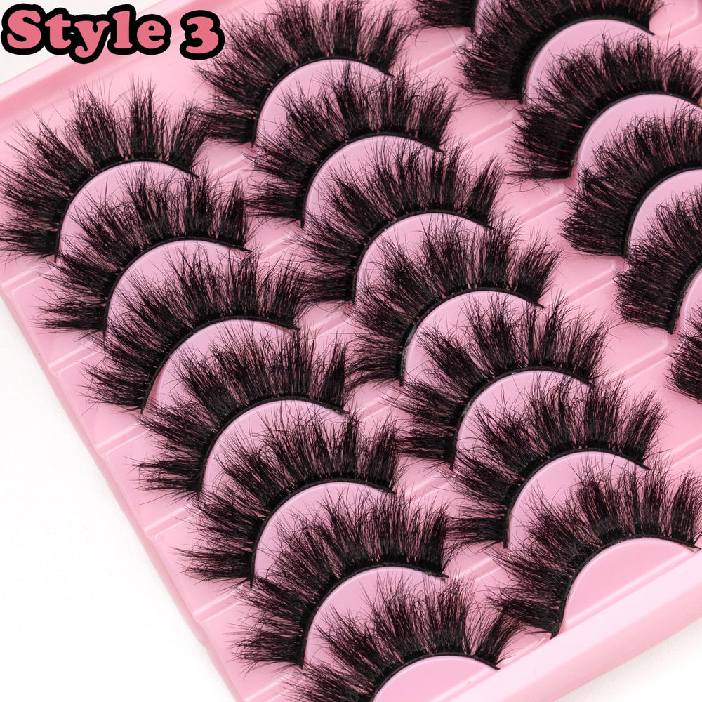 Leafmoon wispy mink lashes show 14-18mm length for versatile styling