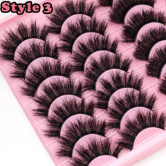 Leafmoon wispy mink lashes show 14-18mm length for versatile styling