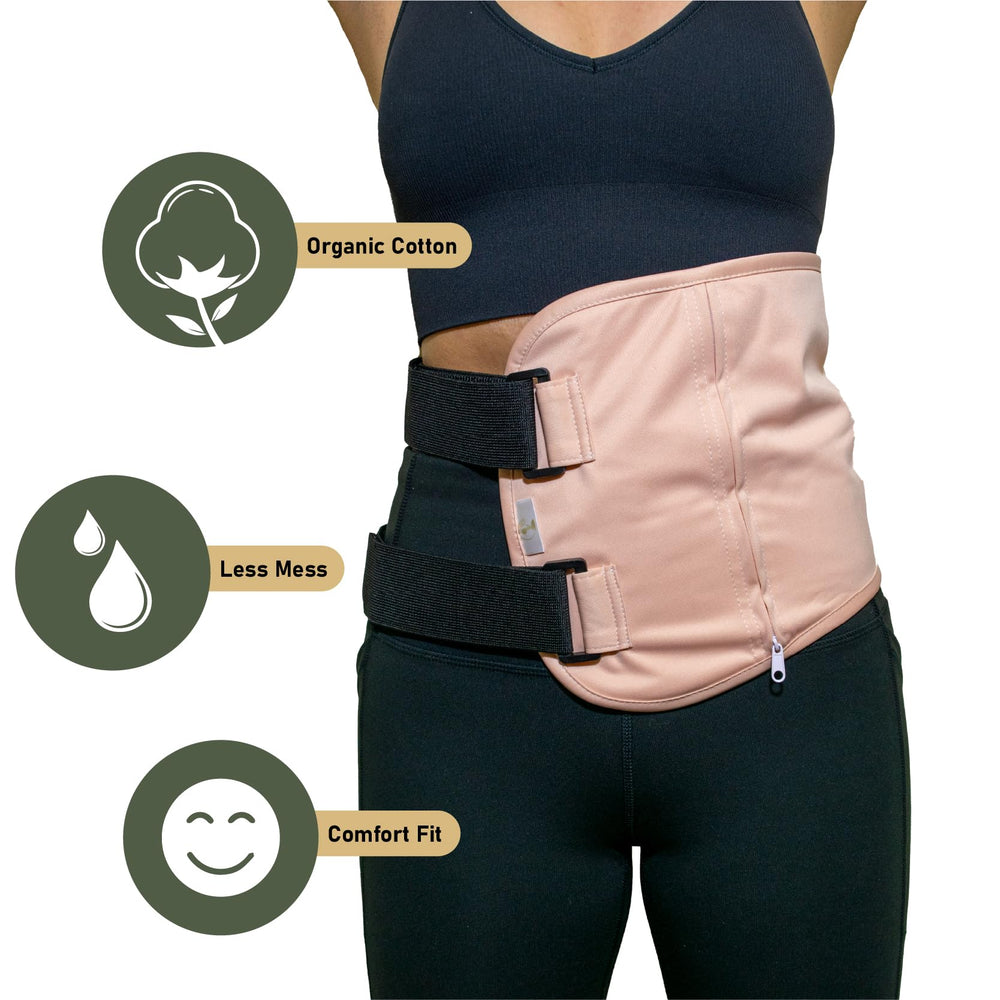 Leak-proof outer layer of castor oil pack