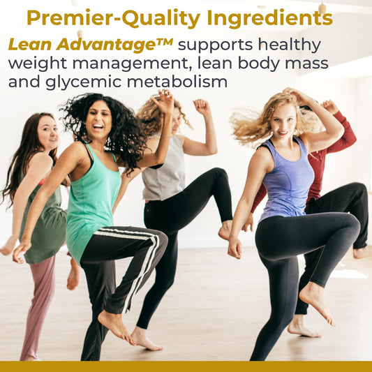 Close-up of Lean Advantage green coffee bean extract capsules