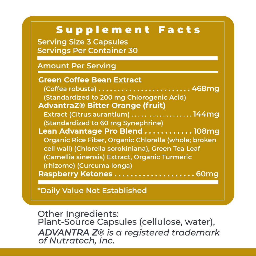 Premier Research Labs Lean Advantage—sustainably sourced ingredients