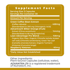 Premier Research Labs Lean Advantage—sustainably sourced ingredients