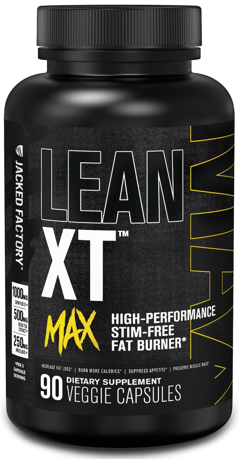 Lean-XT Max bottle on white background
