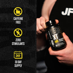 Close-up of Lean-XT Max label showing Carnipure
