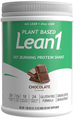Lean1 Chocolate Flavor Plant-Based Meal Replacement 15-Serving Tub – front