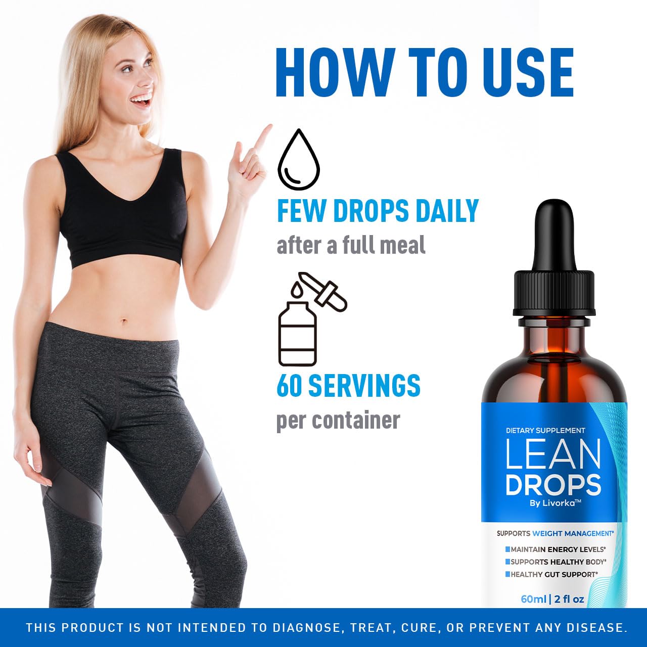 Lean Drops Original Formula label detail