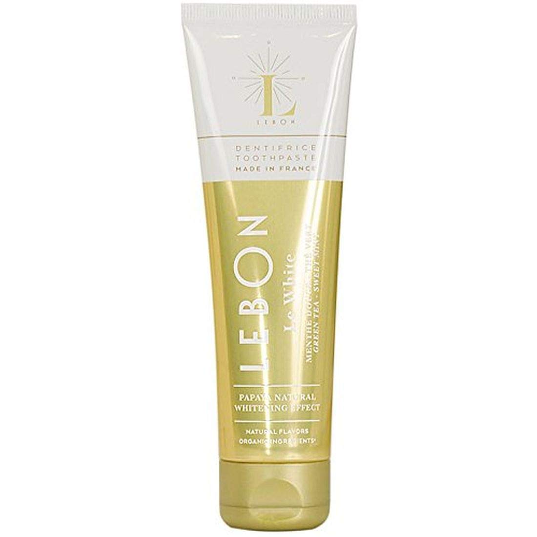 Lebon Le White Organic Toothpaste 75 ml – Sweet Mint & Green Tea (image 1)